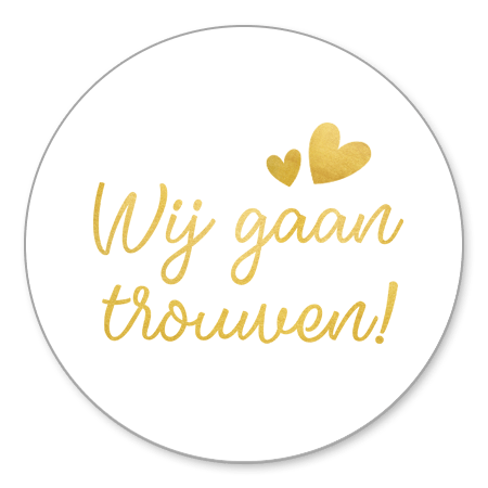 Wij gaan trouwen - Goud